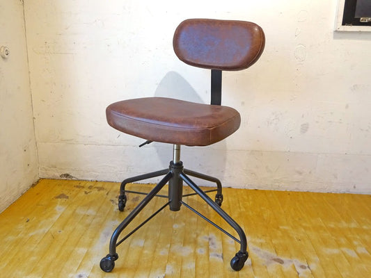 ノットアンティークス Knot antiques ランド オフィス チェア LAND OFFICE CHAIR デスクチェア 鋲打 クラッシュゲート ★