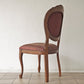 ヨーロピアンクラシカル デザイン European Classical design 木製 ダイニングチェア 猫脚 ファブリック イタリア ロココ調 B ◇