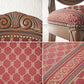ヨーロピアンクラシカル デザイン European Classical design 木製 ダイニングチェア 猫脚 ファブリック イタリア ロココ調 B ◇