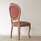 ヨーロピアンクラシカル デザイン European Classical design 木製 ダイニングチェア 猫脚 ファブリック イタリア ロココ調 A ◇