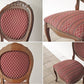 ヨーロピアンクラシカル デザイン European Classical design 木製 ダイニングチェア 猫脚 ファブリック イタリア ロココ調 A ◇