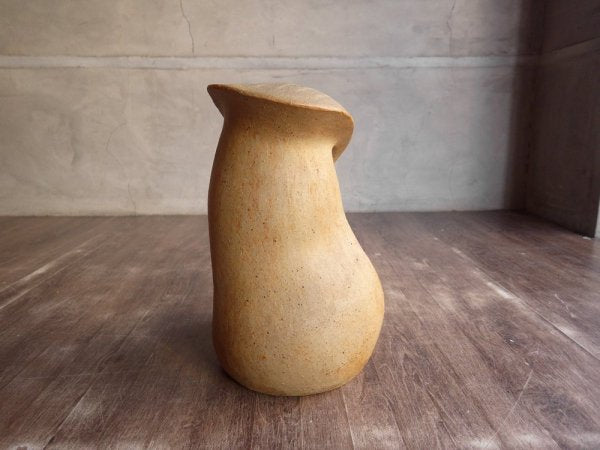 Nobuo Watanabe 陶製 オブジェ インテリア H35cm 彫刻 ceramic art 作家物 ♪