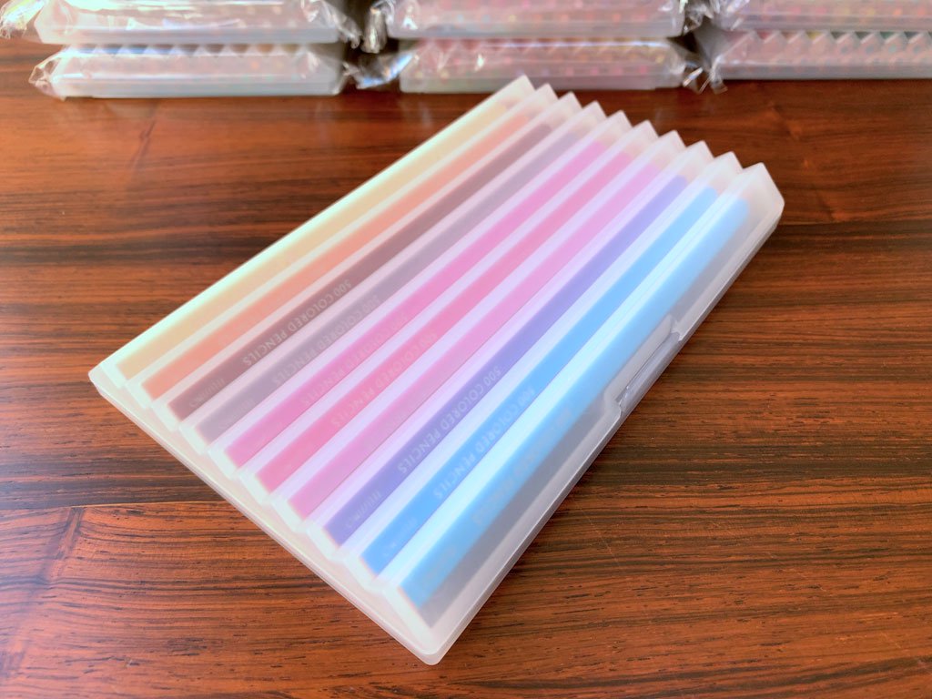 フェリシモ FELISSIMO 500色 色鉛筆セット 500 COLORED PENCILS TOKYO SEEDS 新バージョン ほぼ未開封 定価￥70,200- ■