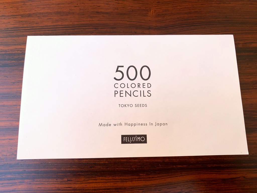 フェリシモ FELISSIMO 500色 色鉛筆セット 500 COLORED PENCILS TOKYO SEEDS 新バージョン ほぼ未開封 定価￥70,200- ■