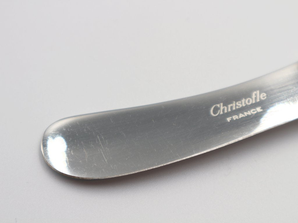 クリストフル Christofle アルビ Albi バターナイフ16.5cm×4本 セット 定価 51,920円 ◎