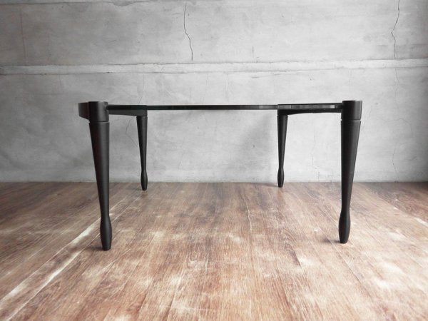 ポラダ Porada ジオット リビングテーブル GIOTTO LIVING TABLE ガラス天板 チェリー材 ウェンジ 廃番カラー アクタス取扱 参考価格152,900円 ♪