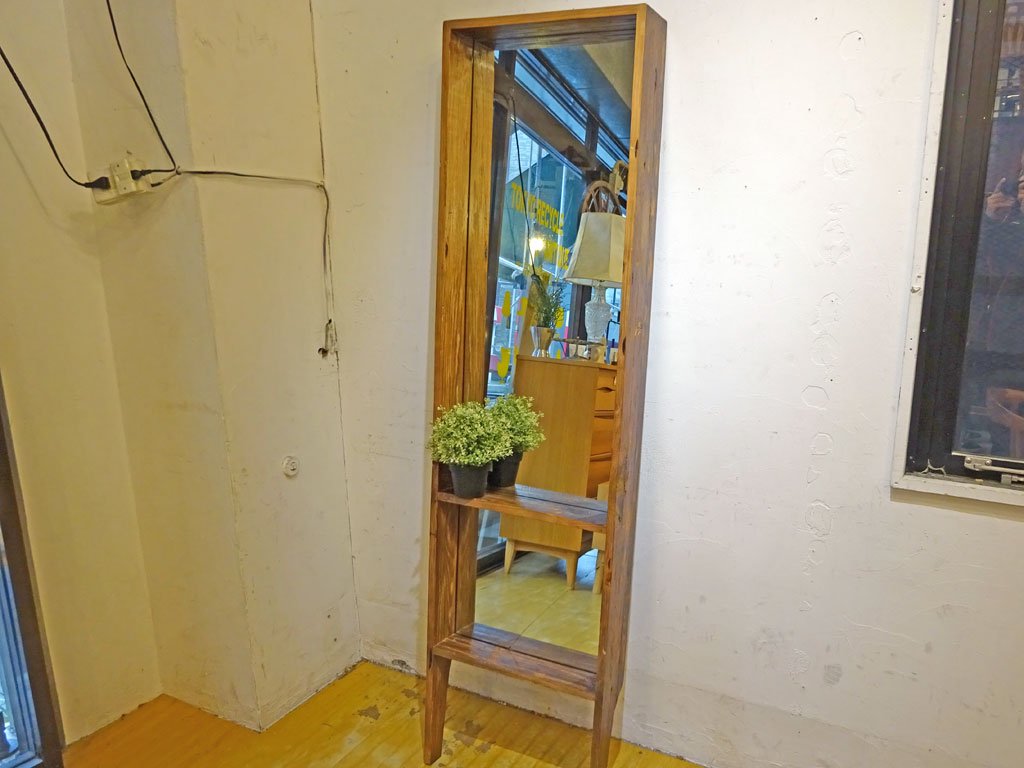 ジャーナルスタンダードファニチャー journal standard Furniture オールドエルムミラー OLD ELM MIRROR 姿見 全身鏡 スタイルミラー ★