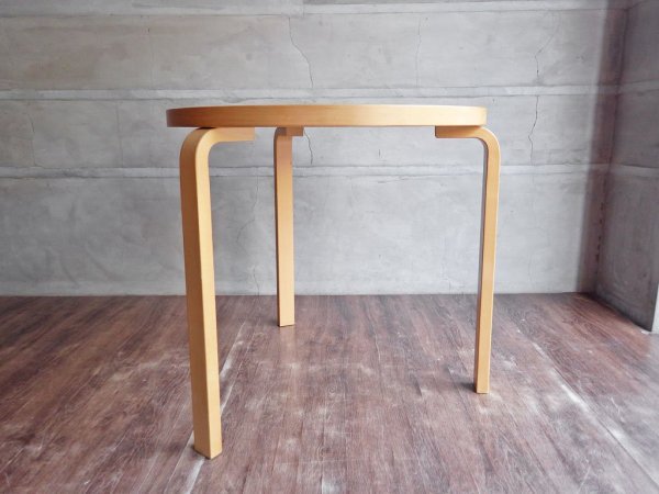 アルテック artek テーブル 90B TABLE 90B ダイニングテーブル バーチ材 ラウンド アルヴァ・アアルト 北欧家具 フィンランド ♪