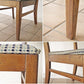 B.P.John Furniture USビンテージ 木製 ダイニングチェア ドットパターン ファブリック 米軍家具 ミッドセンチュリー ◇