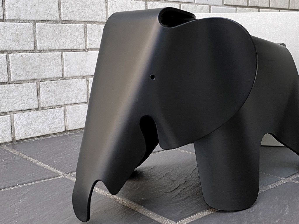 ヴィトラ vitra イームズ エレファント スモール Eames Elephant Small スツール ブラック ポリプロピレン 元箱付き 美品 ■