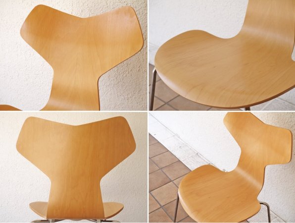 フリッツハンセン Fritz Hansen グランプリチェア Grand Prix Chair ビーチ アルネ・ヤコブセン デンマーク 北欧家具 ◇