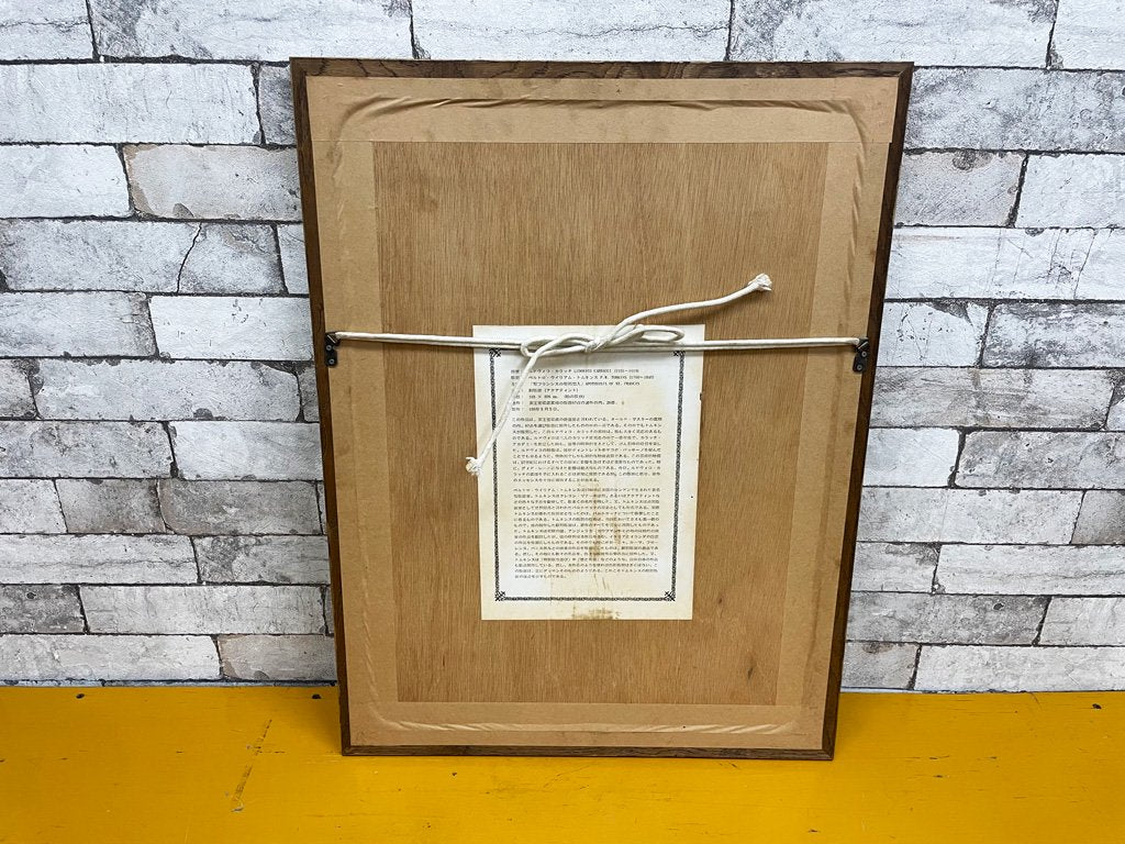 ペルトロ・ウイリアム・トムキンス ルドヴィコ・カラッチ 銅版画 聖フランシスの聖列加入 額装品 ●