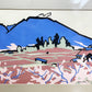宮田三郎 木版画 浅間山 風景画 額装品 ●