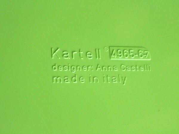 カルテル Kartell コンポニビリ 3段 ストレージボックス アンナ・カステッリ・フェリエーリ イタリア レアカラー グリーン 限定300台 ◎