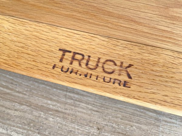 トラックファニチャー TRUCK FURNITURE  RG ローテーブル RG LOW TABLE ライトブラウン オーク材 定価約11万円 ●