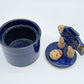 リサラーソン Lisa Larson 蓋付き小物入れ Jar with Lid man & fish 陶器 スウェーデン グスタフスベリ GUSTAVSBERG 定価￥14,300- ●