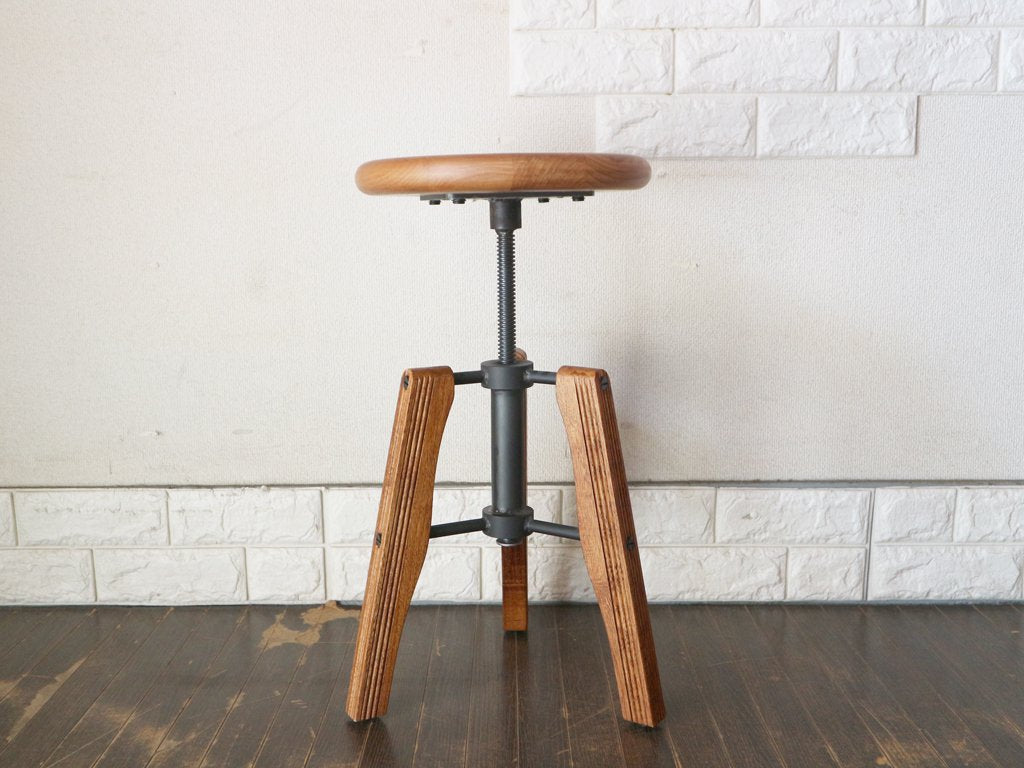 アクメ ファニチャー ACME FURNITURE アーヴィン スツール IRVIN STOOL LOW ハックベリー×アイアン インダストリアル  ◎