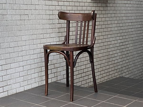 ビンテージ ベントウッドチェア ダイニングチェア 曲木家具 花台 アンティーク A ■