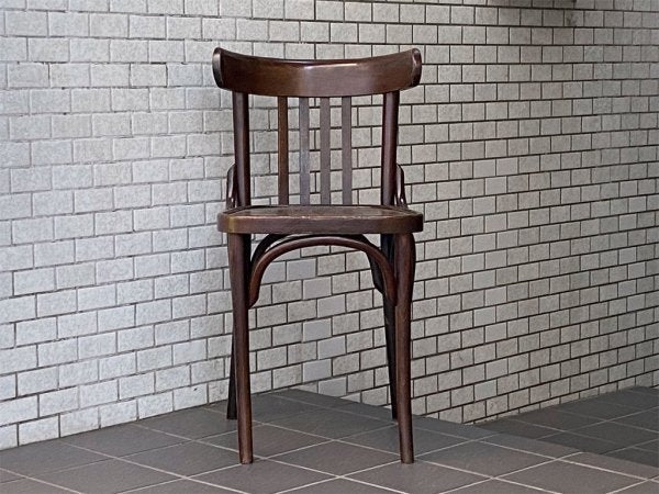 ビンテージ ベントウッドチェア ダイニングチェア 曲木家具 花台 アンティーク A ■