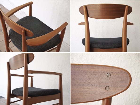 アクメ ファニチャー ACME Furniture トラッセル TRESTELS ダイニング アームチェア ウォールナット B ◇