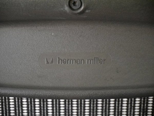 ハーマンミラー Herman Miller アーロンチェア Bサイズ ランバーサポート グラファイトベース デスクチェア フル装備 ◇