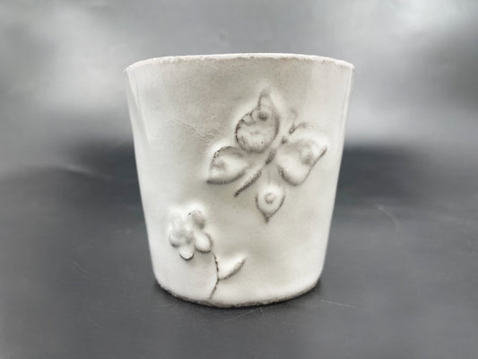 アスティエ・ド・ヴィラット Astier de Villatte  フルール Fleurs カップ Φ7.5cm スズラン ナタリー・レテ 定価14,300- フランス ●