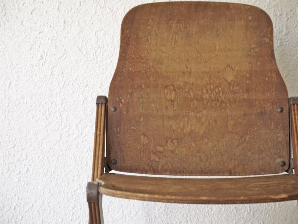 アメリカンシーティングカンパニー AMERICAN SEATING COMPANY フォールディングチェア  折り畳み USビンテージ インダストリアル ◇
