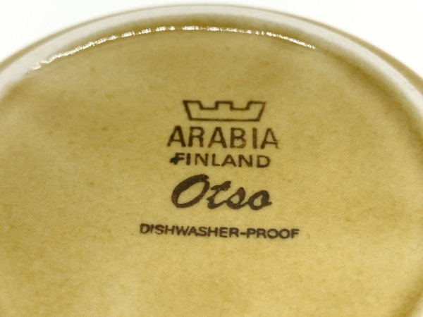 アラビア ARABIA オトソ otso カップ＆ソーサー C/S ウラ・プロコッペ Ulla Procope フィンランド 1970s ビンテージ Vintage 北欧食器 希少 ●