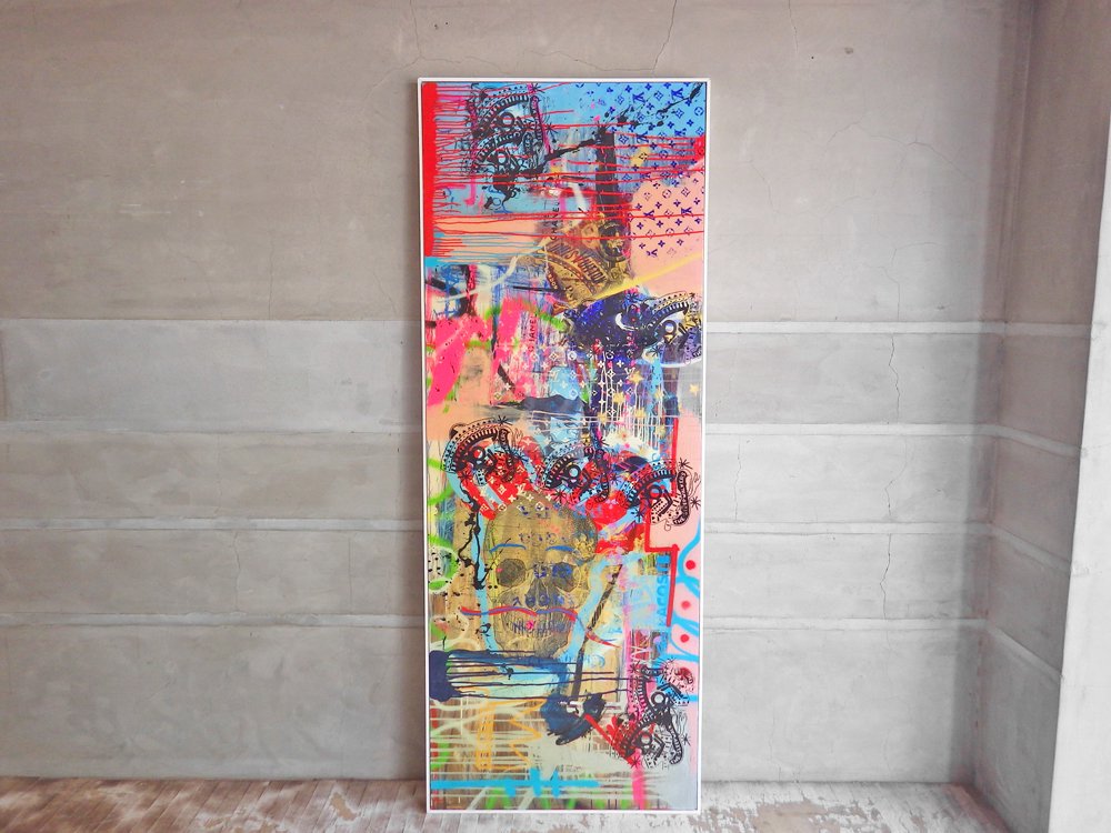 シェーン ボーデン SHANE BOWDEN 特大アート  アートパネル ウォールアート シルクスクリーン インテリア ポップアート 78.5 × 206 cm ♪