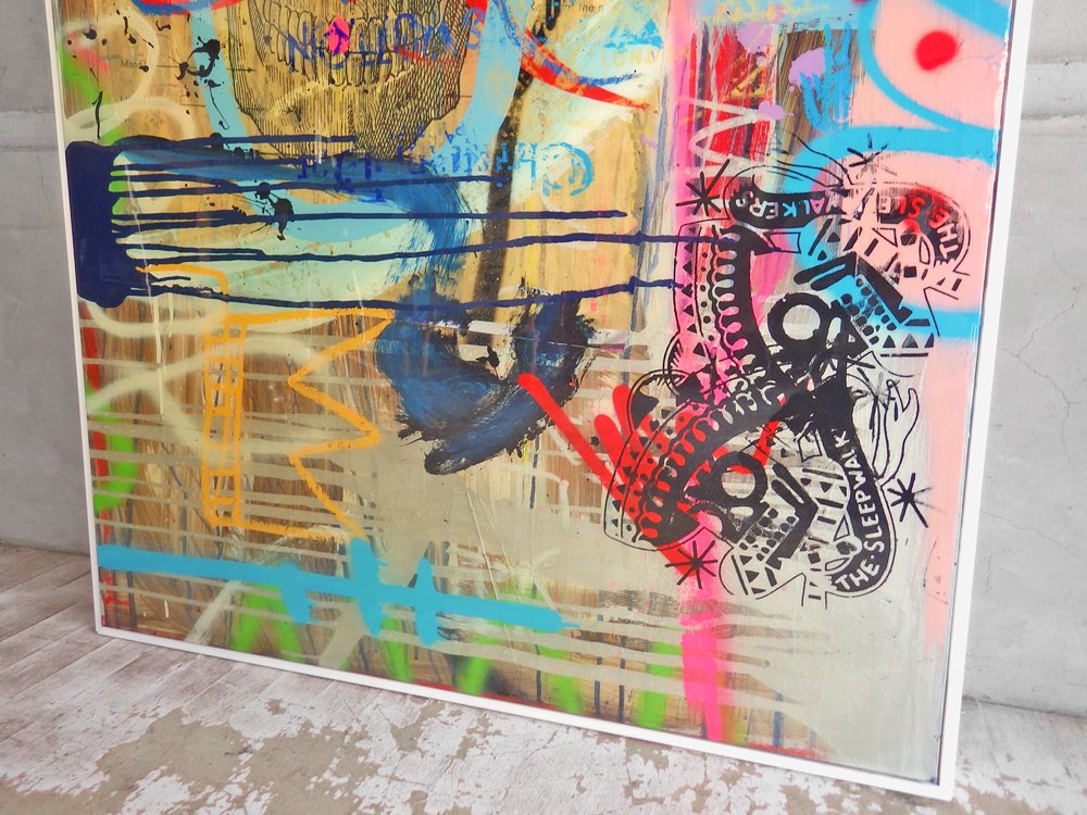 シェーン ボーデン SHANE BOWDEN 特大アート  アートパネル ウォールアート シルクスクリーン インテリア ポップアート 78.5 × 206 cm ♪