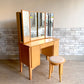 いまだ Craft Furniture IMADA 910ドレッサー3面 プレリー ドレッサー & スツール セット 鏡台 メープル材 ナチュラルデザイン ●