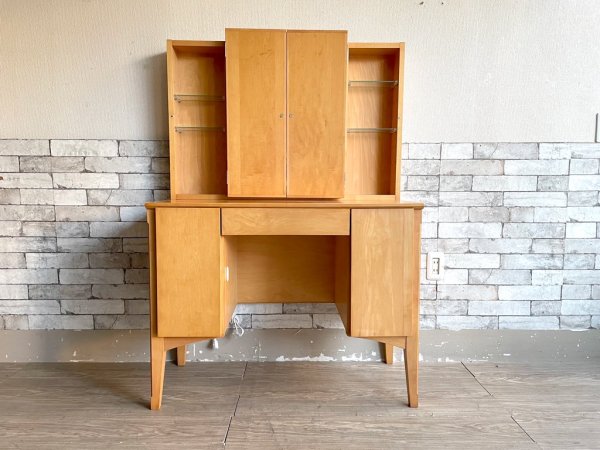 いまだ Craft Furniture IMADA 910ドレッサー3面 プレリー ドレッサー & スツール セット 鏡台 メープル材 ナチュラルデザイン ●