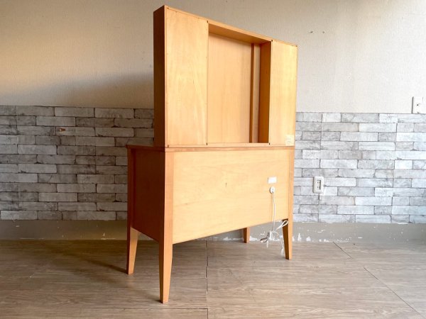 いまだ Craft Furniture IMADA 910ドレッサー3面 プレリー ドレッサー & スツール セット 鏡台 メープル材 ナチュラルデザイン ●