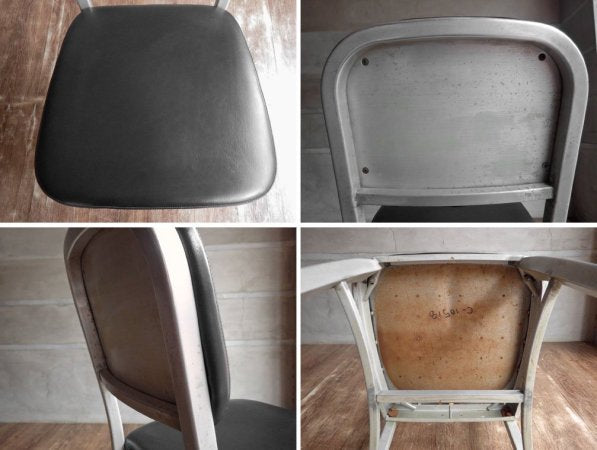 Cramer Posture Chair Co. Air Flow PVCレザー × スチール ダイニングチェア インダストリアル USビンテージ ♪