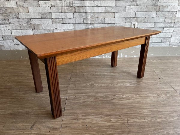 USビンテージ Vintage コーヒーテーブル センターテーブル 米国家具 W107cm ●