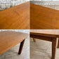 USビンテージ Vintage コーヒーテーブル センターテーブル 米国家具 W107cm ●
