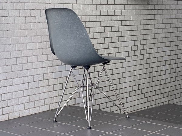 ハーマンミラー Herman Miller サイドシェルチェア 現行FRP製 エレファントハイドグレー エッフェルベース C&R イームズ ミッドセンチュリー ■