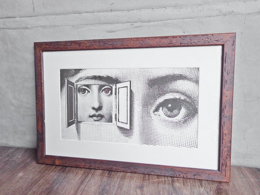 フォルナセッティ FORNASETTI ポスター リナ・カヴァリエリ 額付き アート 66.3×44.5cm ♪