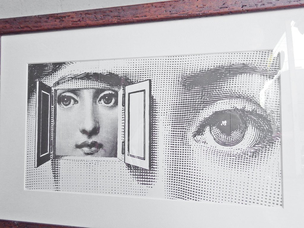 フォルナセッティ FORNASETTI ポスター リナ・カヴァリエリ 額付き アート 66.3×44.5cm ♪