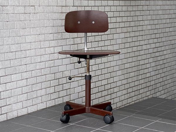 Kettel&Villadsen ケヴィチェア KEVI Chair ヨルゲン・ラスムセン デスクチェア キャスターベース 北欧 デンマーク ビンテージ ■