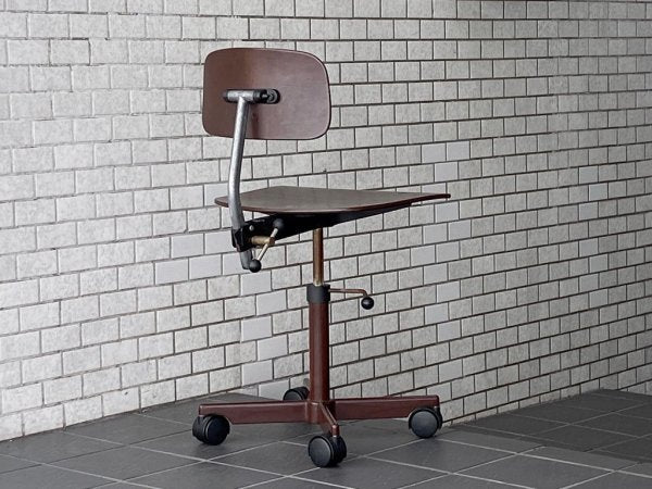 Kettel&Villadsen ケヴィチェア KEVI Chair ヨルゲン・ラスムセン デスクチェア キャスターベース 北欧 デンマーク ビンテージ ■