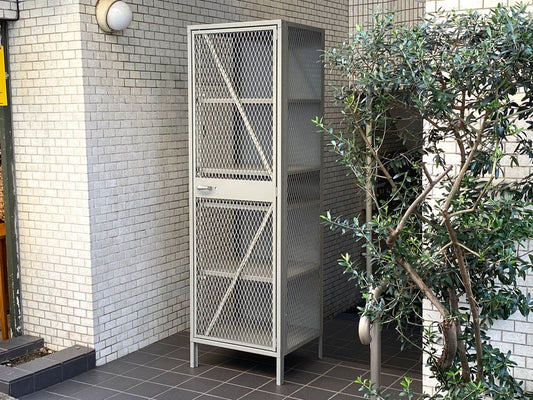 リオン LYON メッシュロッカー MESH LOCKER スチール グレー W61 パシフィックファニチャー P.F.S取扱 インダストリアル USA 定価￥132,000- ■