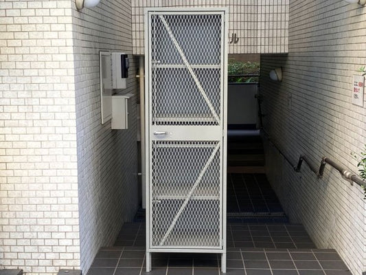 リオン LYON メッシュロッカー MESH LOCKER スチール グレー W61 パシフィックファニチャー P.F.S取扱 インダストリアル USA 定価￥132,000- ■