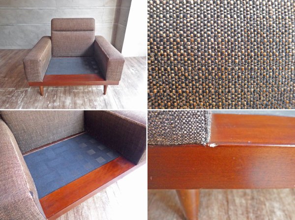 パシフィックファニチャーサービス Pacific furniture service スタンダードC STANDARD C アームチェア 1人掛けソファ 定価:154,000円 ♪