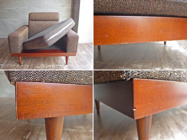 パシフィックファニチャーサービス Pacific furniture service スタンダードC STANDARD C アームチェア 1人掛けソファ 定価:154,000円 ♪