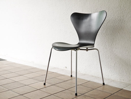 フリッツハンセン Fritz Hansen セブンチェア ラッカー ブラック アルネ・ヤコブセン Arne Jacobsen デンマーク 北欧家具  ◇