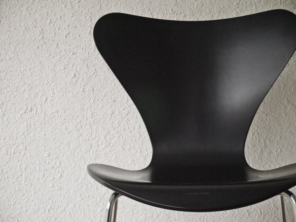 フリッツハンセン Fritz Hansen セブンチェア ラッカー ブラック アルネ・ヤコブセン Arne Jacobsen デンマーク 北欧家具  ◇