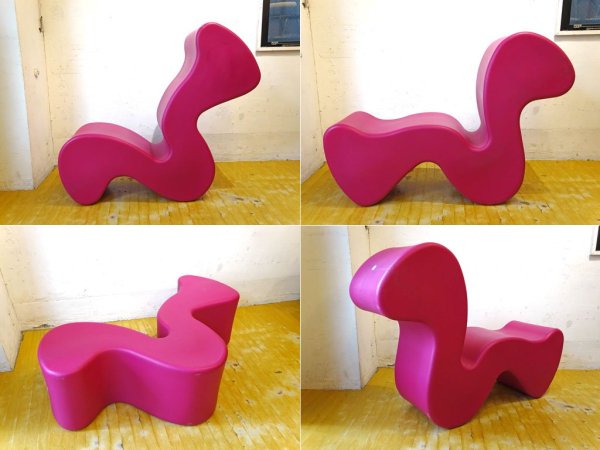 イノベーション INNOVATION ファントムチェア Phantom chair ピンク ヴェルナー・パントン Verner Panton デンマーク スペースエイジ ミッドセンチュリー ★