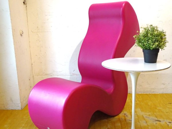 イノベーション INNOVATION ファントムチェア Phantom chair ピンク ヴェルナー・パントン Verner Panton デンマーク スペースエイジ ミッドセンチュリー ★