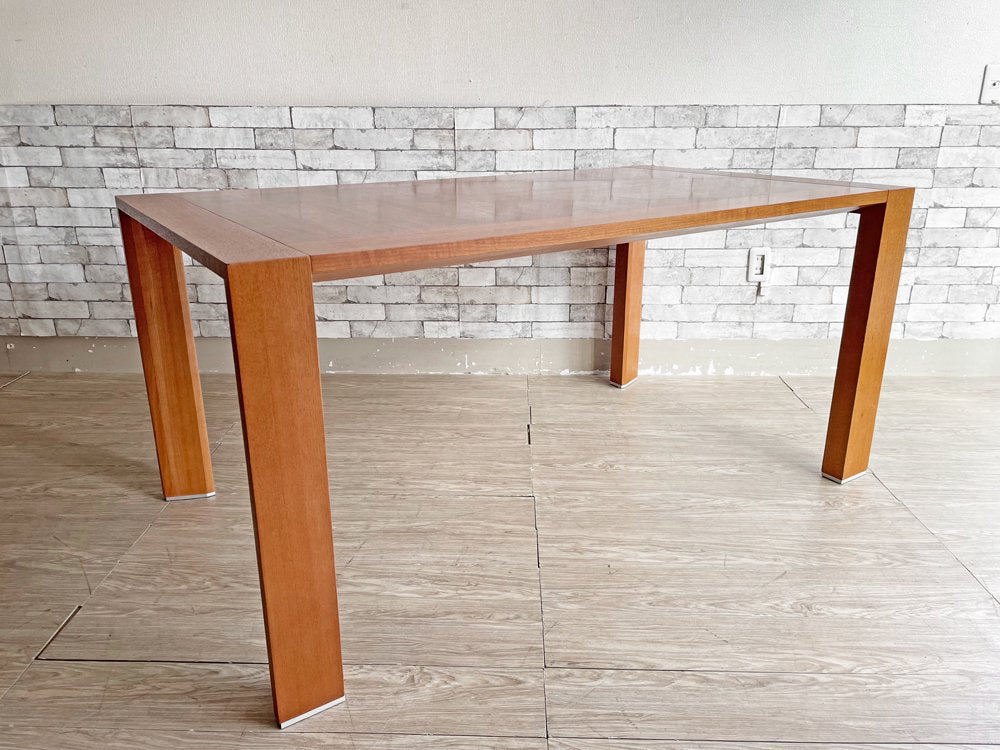 クラスティーナ Crastina アルベロ ダイニングテーブル ウォールナット材 W160cm モダンデザイン ●